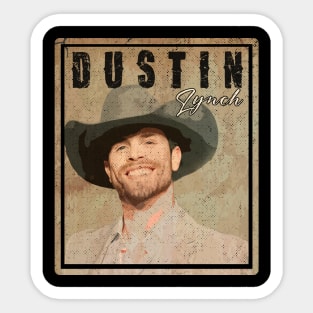 dustin lynch 14// design Sticker